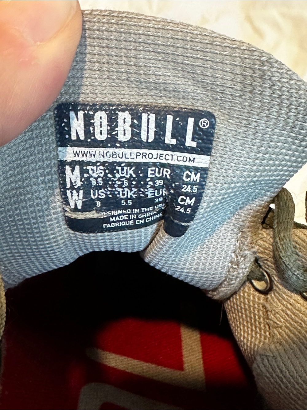 NOBULL Olive Green and Brown Camouflage Training Shoes - Picture 5 of 5